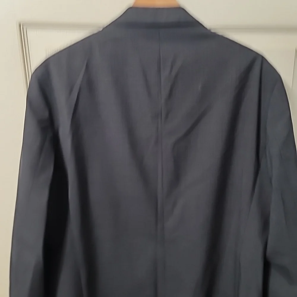 Cole Haan Men's Wool Blend Slim‎ Fit Stretch Sports Coat Charcoal 44L NWT $495